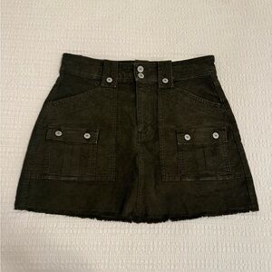 American Eagle Outfitters Green Mini Skirt